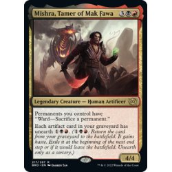 画像1: 【ENG】マク・ファワを手懐ける者、ミシュラ/Mishra, Tamer of Mak Fawa[MTG_BRO_217R]