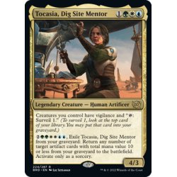 画像1: 【ENG】採掘場の師、トカシア/Tocasia, Dig Site Mentor[MTG_BRO_224R]