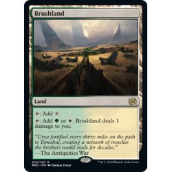 画像1: 【ENG】低木林地/Brushland[MTG_BRO_259R]