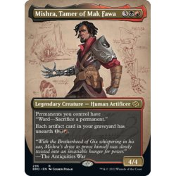 画像1: 【ENG】マク・ファワを手懐ける者、ミシュラ/Mishra, Tamer of Mak Fawa[MTG_BRO_295R]