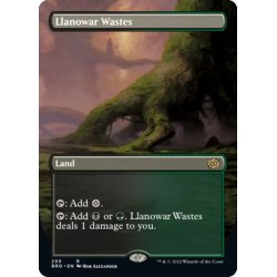 画像1: 【ENG】ラノワールの荒原/Llanowar Wastes[MTG_BRO_299R]