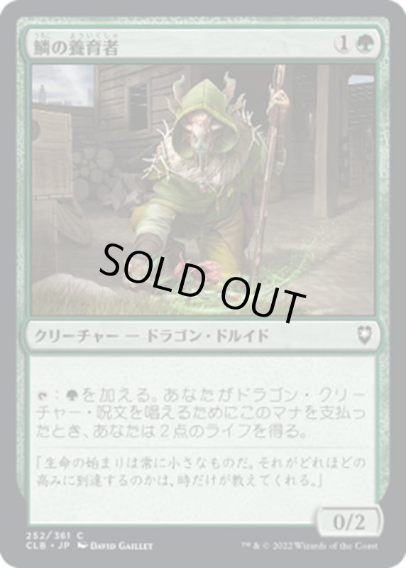 画像1: 【JPN】鱗の養育者/Scaled Nurturer[MTG_CLB_252C] (1)