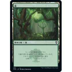 画像1: 【JPN】森/Forest[MTG_CLB_467L]