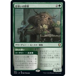 画像1: 【JPN】恋煩いの野獣/Lovestruck Beast[MTG_CLB_827R]