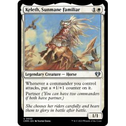 画像1: 【ENG】陽光たてがみの使い魔、ケレス/Keleth, Sunmane Familiar[MTG_CMM_0033U]