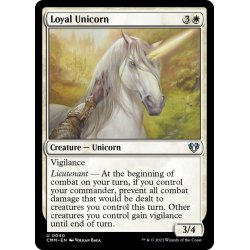 画像1: 【ENG】忠実なユニコーン/Loyal Unicorn[MTG_CMM_0040U]