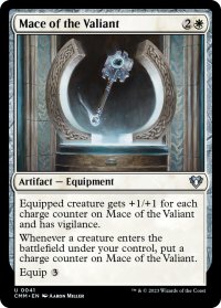 【ENG】勇敢な者の鎚鉾/Mace of the Valiant[MTG_CMM_0041U]