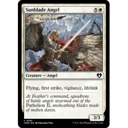 画像1: 【ENG】陽刃の天使/Sunblade Angel[MTG_CMM_0061C]