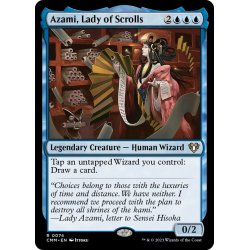 画像1: 【ENG】巻物の君、あざみ/Azami, Lady of Scrolls[MTG_CMM_0074R]