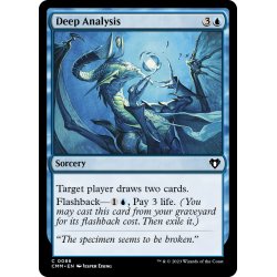 画像1: 【ENG】綿密な分析/Deep Analysis[MTG_CMM_0086C]