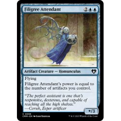 画像1: 【ENG】金線の従者/Filigree Attendant[MTG_CMM_0095C]