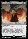 【ENG】悪魔王ベルゼンロック/Demonlord Belzenlok[MTG_CMM_0151R]