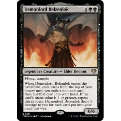 画像1: 【ENG】悪魔王ベルゼンロック/Demonlord Belzenlok[MTG_CMM_0151R]