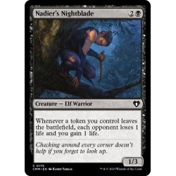 画像1: 【ENG】ネイディアの夜刃/Nadier's Nightblade[MTG_CMM_0175C]