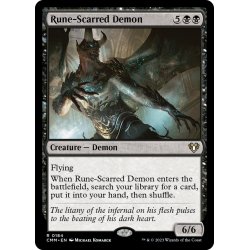 画像1: 【ENG】ルーン傷の悪魔/Rune-Scarred Demon[MTG_CMM_0184R]