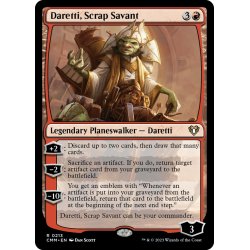 画像1: 【ENG】屑鉄の学者、ダレッティ/Daretti, Scrap Savant[MTG_CMM_0213R]