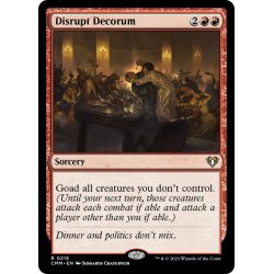 画像1: 【ENG】礼儀妨害/Disrupt Decorum[MTG_CMM_0215R]