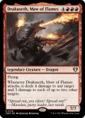 【ENG】炎の大口、ドラクセス/Drakuseth, Maw of Flames[MTG_CMM_0218R]