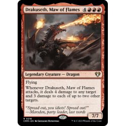 画像1: 【ENG】炎の大口、ドラクセス/Drakuseth, Maw of Flames[MTG_CMM_0218R]