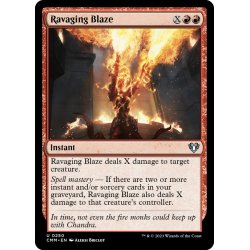 画像1: 【ENG】残虐無道の猛火/Ravaging Blaze[MTG_CMM_0250U]