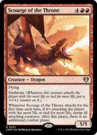 【ENG】★Foil★玉座の災い魔/Scourge of the Throne[MTG_CMM_0253R]