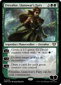 【ENG】ラノワールの憤激、フレイアリーズ/Freyalise, Llanowar's Fury[MTG_CMM_0290R]