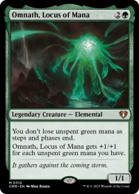 【ENG】★Foil★マナの座、オムナス/Omnath, Locus of Mana[MTG_CMM_0310M]