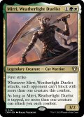 【ENG】ウェザーライトの決闘者、ミリー/Mirri, Weatherlight Duelist[MTG_CMM_0347R]