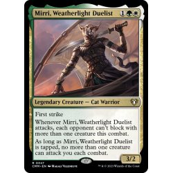 画像1: 【ENG】ウェザーライトの決闘者、ミリー/Mirri, Weatherlight Duelist[MTG_CMM_0347R]