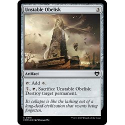 画像1: 【ENG】不安定なオベリスク/Unstable Obelisk[MTG_CMM_0416C]