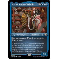 画像1: 【ENG】★Etching Foil★巻物の君、あざみ/Azami, Lady of Scrolls[MTG_CMM_0480R]