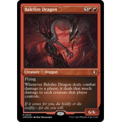 画像1: 【ENG】★Etching Foil★災火のドラゴン/Balefire Dragon[MTG_CMM_0530M]