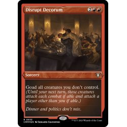 画像1: 【ENG】★Etching Foil★礼儀妨害/Disrupt Decorum[MTG_CMM_0533R]