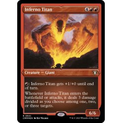 画像1: 【ENG】★Etching Foil★業火のタイタン/Inferno Titan[MTG_CMM_0541R]