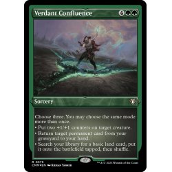 画像1: 【ENG】★Etching Foil★新緑の合流点/Verdant Confluence[MTG_CMM_0575R]