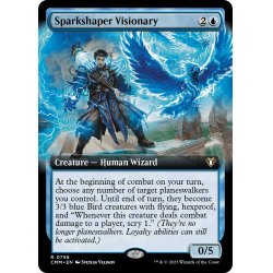 画像1: 【ENG】★Foil★灯造りの幻想家/Sparkshaper Visionary[MTG_CMM_0758R]