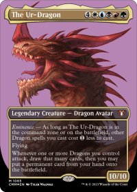 【ENG】★textured foil★始祖ドラゴン/The Ur-Dragon[MTG_CMM_1065M]