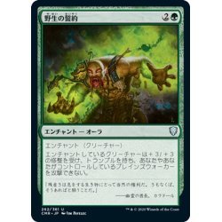 画像1: 【JPN】野生の誓約/Vow of Wildness[MTG_CMR_262U]