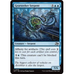 画像1: 【ENG】歯車襲いの海蛇/Gearseeker Serpent [MTG_DFT_0043_C]