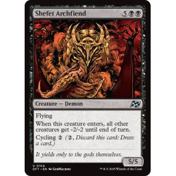 画像1: 【ENG】シェフェトの大悪鬼/Shefet Archfiend [MTG_DFT_0104_U]