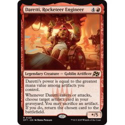 画像1: 【ENG】ロケッティアの技師、ダレッティ/Daretti, Rocketeer Engineer [MTG_DFT_0120_R]