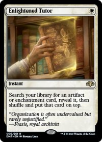 【ENG】★Foil★悟りの教示者/Enlightened Tutor[MTG_DMR_006R]