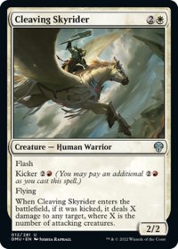 【ENG】肉裂きの空乗り/Cleaving Skyrider[MTG_DMU_012U]