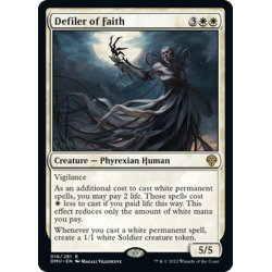 画像1: 【ENG】信仰を穢すもの/Defiler of Faith[MTG_DMU_016R]