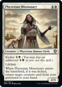 【ENG】ファイレクシアの宣教師/Phyrexian Missionary[MTG_DMU_027U]