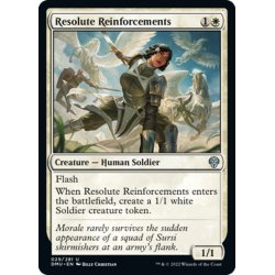 画像1: 【ENG】毅然たる援軍/Resolute Reinforcements[MTG_DMU_029U]