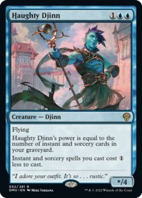 【ENG】★Foil★傲慢なジン/Haughty Djinn[MTG_DMU_052R]