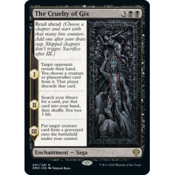 画像1: 【ENG】ギックスの残虐/The Cruelty of Gix[MTG_DMU_087R]