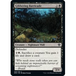 画像1: 【ENG】囈語のバリケード/Gibbering Barricade[MTG_DMU_095C]