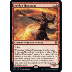 画像1: 【ENG】ケルドの炎賢者/Keldon Flamesage[MTG_DMU_135R]